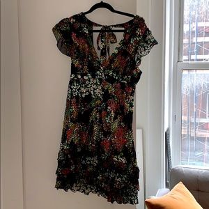 Flirty, floral mini dress